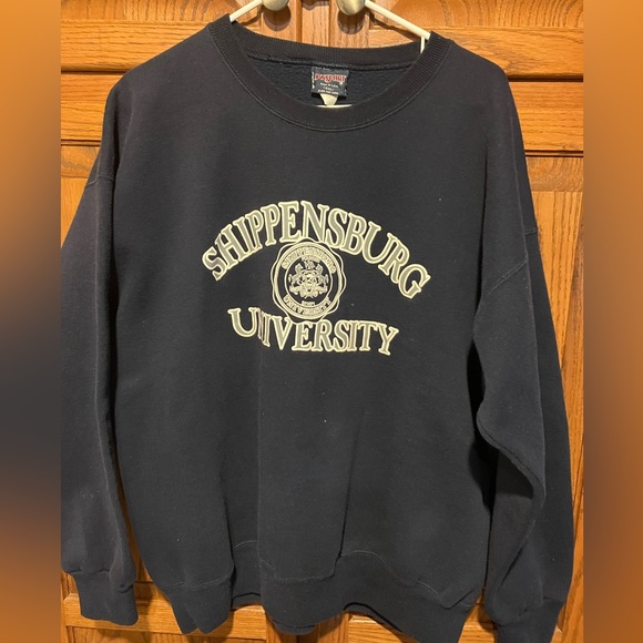 Jansport Other - XXL Shippensburg University sweatshirt, navy with gray letters outlined in white